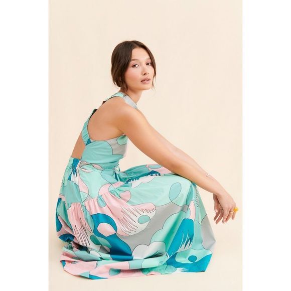 S/W/F Cross Back Maxi Dress $399 - Picture 2 of 10